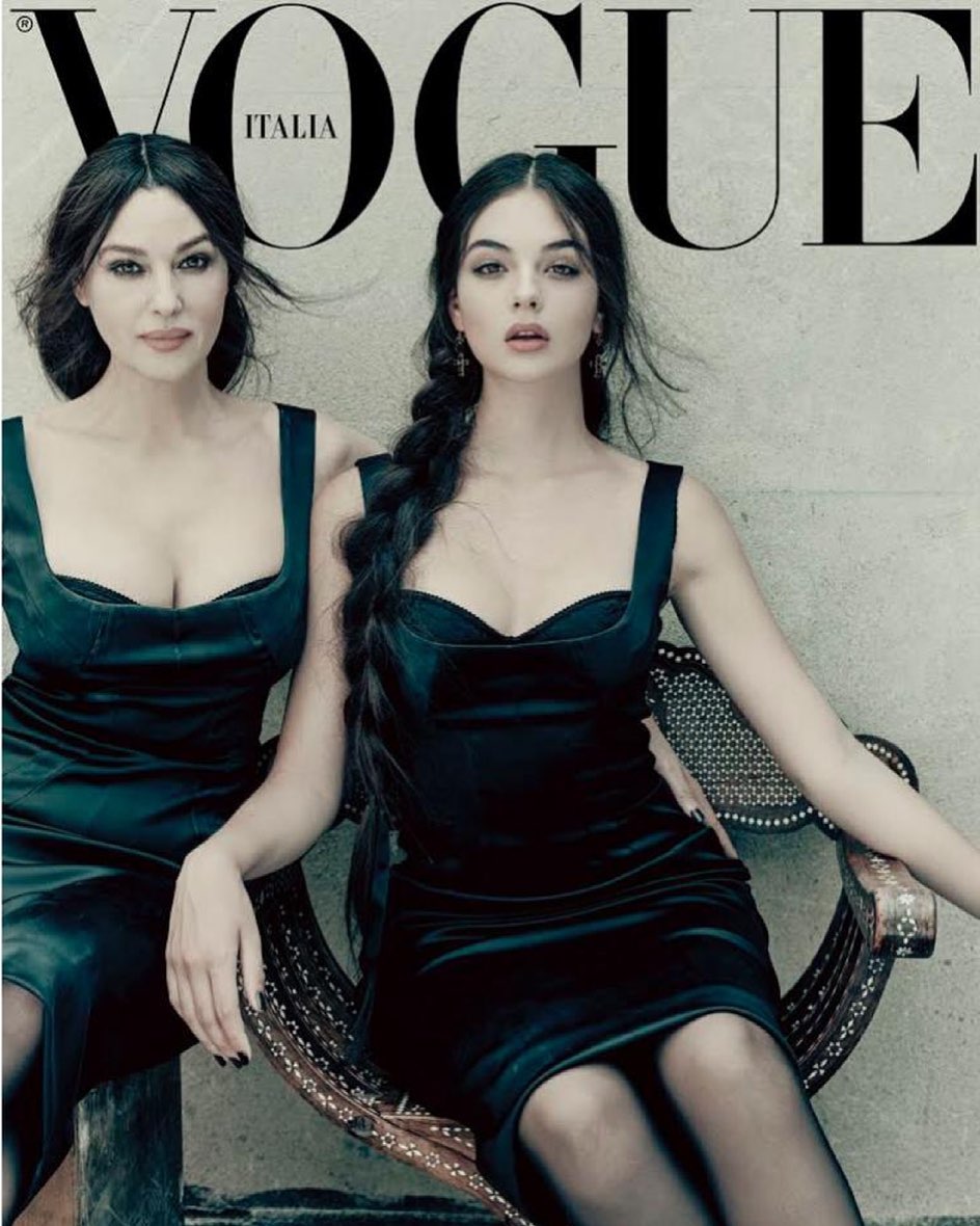 Дева Кассель и Моника Беллуччи вместе появились на обложке журнала Vogue