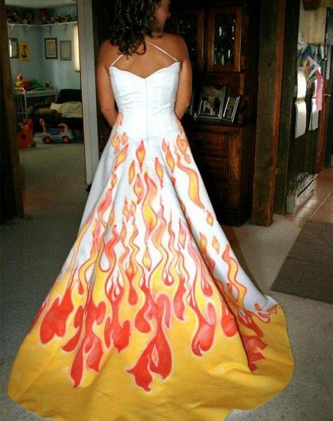 А эта невеста – вообще огонь