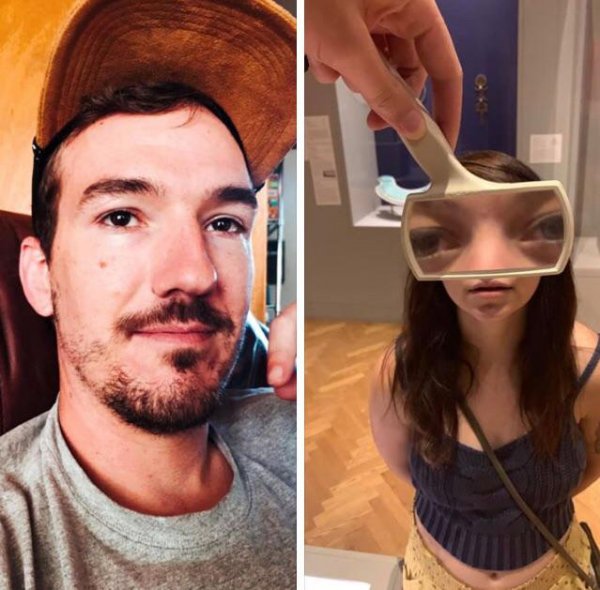 Я фотографирую своего бойфренда. Он фотографирует меня