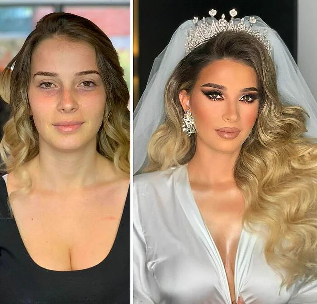Это точно те же девушки?! 16 невест до и после свадебного макияжа от крутого визажиста Arber Bytyqi