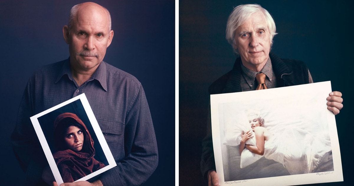 12 портретов известных фотографов, которые позируют со своими легендарными снимками