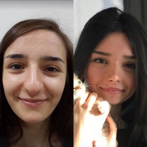 Фотография: Девушки до и после всего одного изменения во внешности №12 - BigPicture.ru