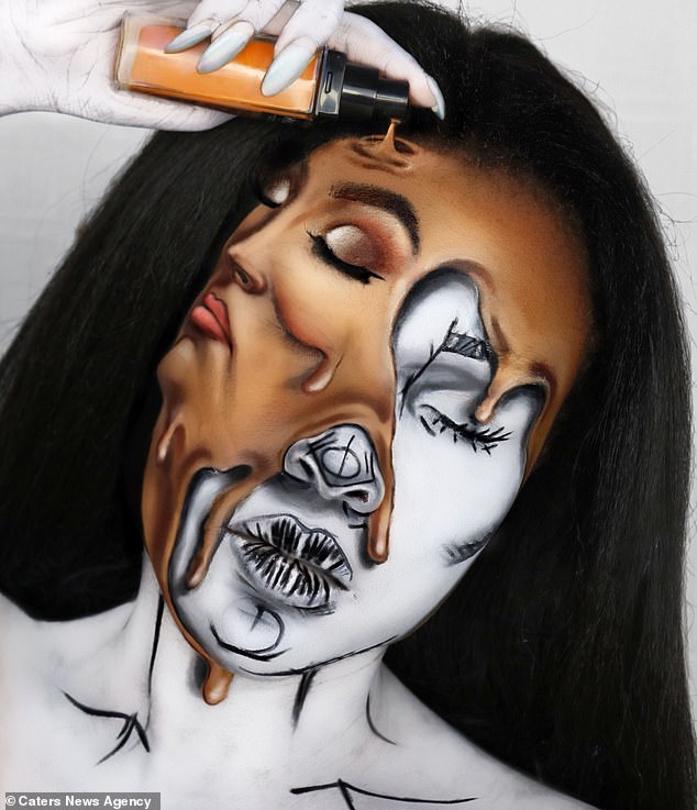 Фотография: Потрясающие оптические иллюзии на лице №2 - BigPicture.ru