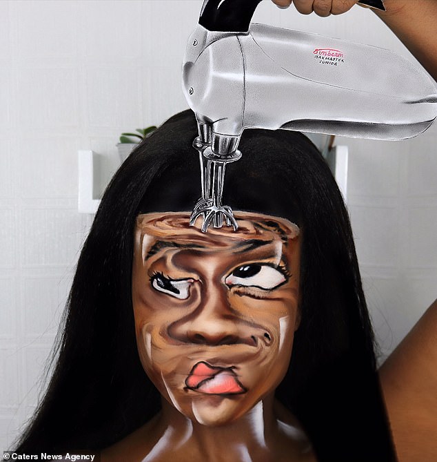 Фотография: Потрясающие оптические иллюзии на лице №3 - BigPicture.ru