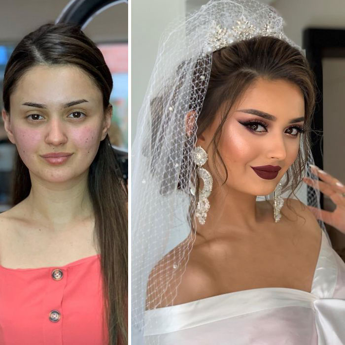 Фотография: 23 фото удивительных преображений невест после свадебного макияжа №18 - BigPicture.ru