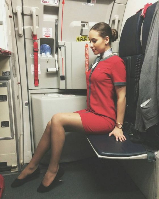 Красивые девушки-стюардессы