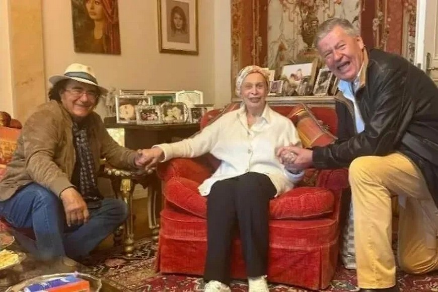 Софи Лорен 90 лет Аль Бано Карризи, Даниэль Изели