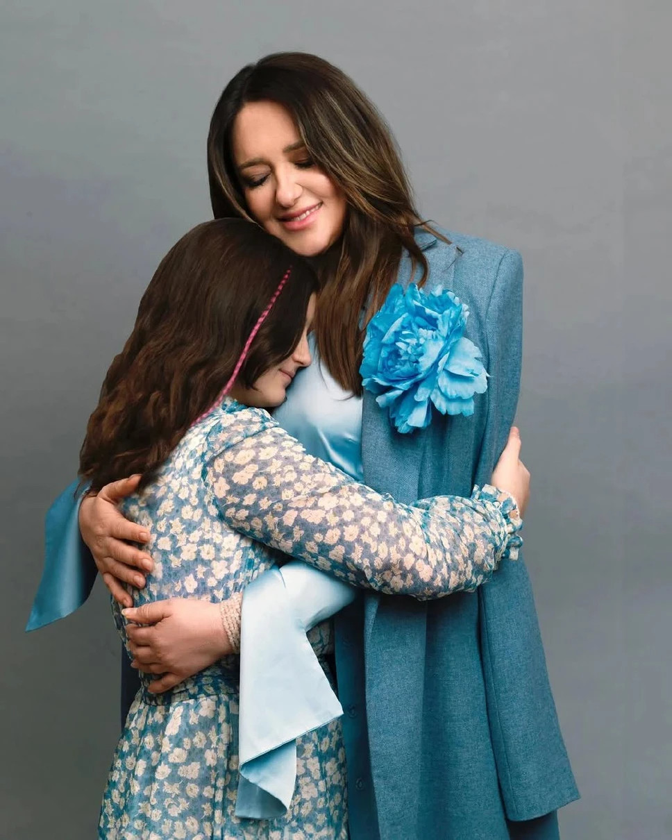 Наталя Могилевська з донькою на фото